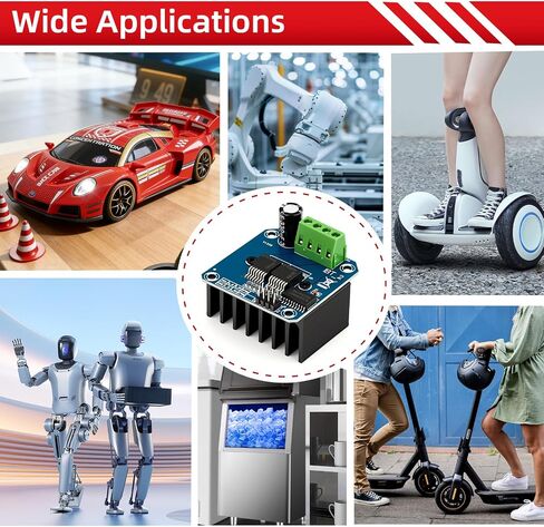 3PCS 43A DC Motor Driver IBT-2 BTS7960 5.5V-27V H-Bridge PWM Speed Controller with Heat Sink for Arduino Robotics & Smart Cars in Kuwait