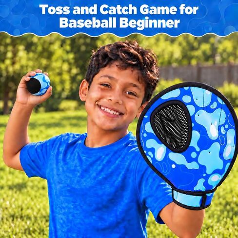 Water Baseball Gloves Bouncing Ball Set, Toss and Catch Game for Beginner in Kuwait
