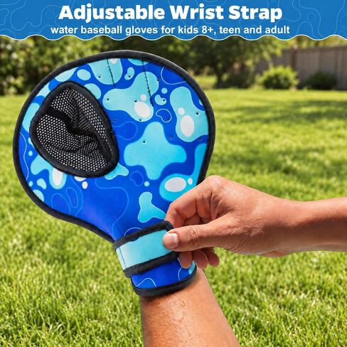 Water Baseball Gloves Bouncing Ball Set, Toss and Catch Game for Beginner in Kuwait