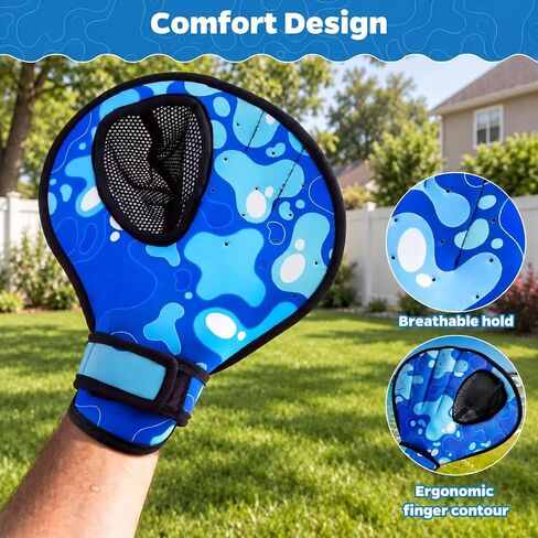 Water Baseball Gloves Bouncing Ball Set, Toss and Catch Game for Beginner in Kuwait