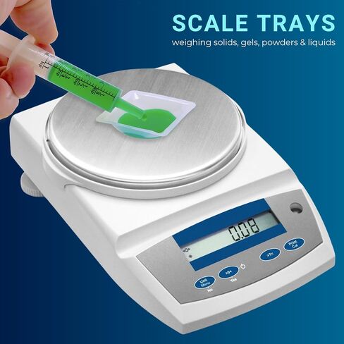 Pure Ponta Weigh Boats Small - 125 Pack 7ml Plastic Disposable Trays for Scale, Square Weighing Dishes for Powder Weight, Crafts, Food Samples - Mini Pour Boat Tray, Anti-Static Lab Dish Container in Kuwait