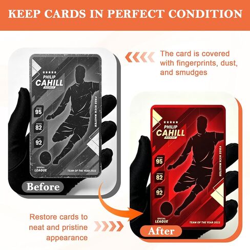 HKSZEH 200 Pcs Card Cleaning Kit Trading Cards Repair Kit Includes Foam Swab Pointed Cotton Swab Cotton Disc with Storage Box Card Restoration Supplies for Collectors Graded Sports Trading Cards in Saudi Arabia