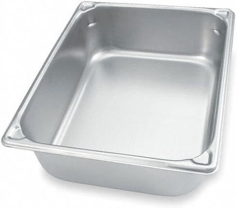 Vollrath Super Pan V Half-Size Anti-Jam Steam Table Pan, 2.5-Inch Deep, Stainless Steel, NSF in Saudi Arabia