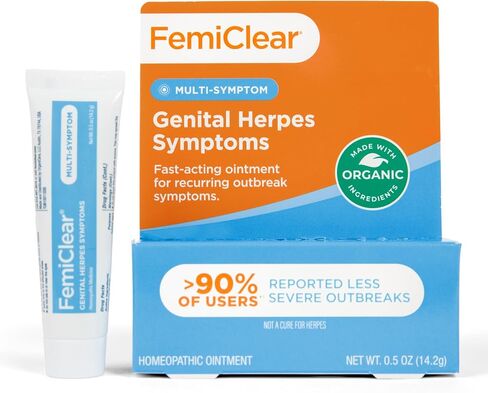 FemiClear HClear for him Topical Ointment - Formulated with All-Natural and Organic Ingredients - Fast-Acting Relief - Manufactured in The USA - (0.5 Oz Tube) in Saudi Arabia