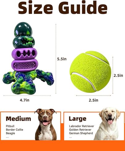 YINEYA Touch Dog Toys for Aggressive Chewers, Indestructible Dog Chew Toy in Saudi Arabia
