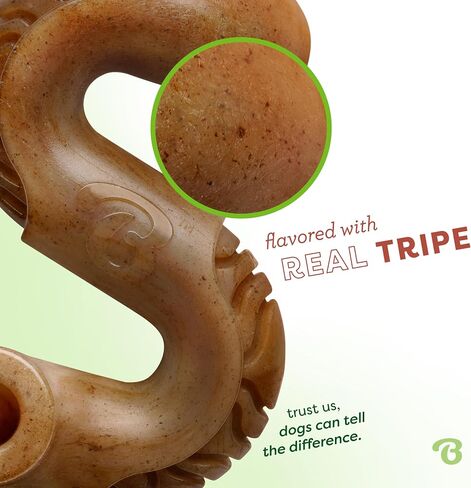 Benebone Tripe Bone Durable Dog Chew Toy for Aggressive Chewers, Medium in Kuwait