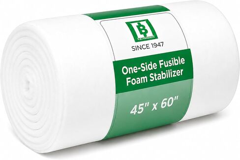 HBI One-Side Fusible Foam Stabilizer, Quilt Batting Bags & Crafts, 45"x60" in Saudi Arabia