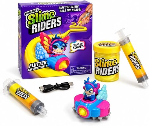 Slime Riders Motorized Rechargeable Toy Car Slime Race Track Builder Kit in Kuwait