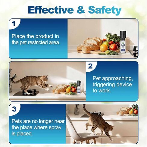 Motion Activated Cat Deterrent Spray Refill,3 Pack 11.67Oz in Kuwait