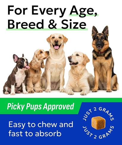 BARK&SPARK Adv. Omega 3 + Collagen for Dogs - Fish Oil Skin & Joints Health in Kuwait