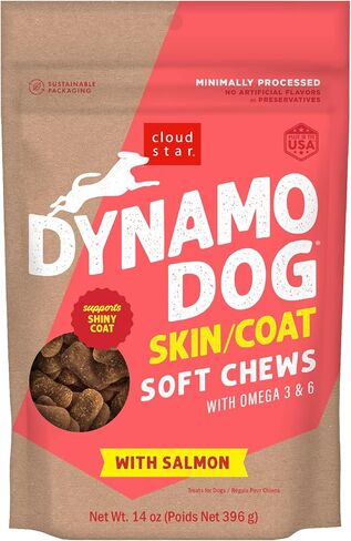 Cloud Star Dynamo Dog Soft Chews Dog Treats, Salmon, 14 oz Bag in Kuwait