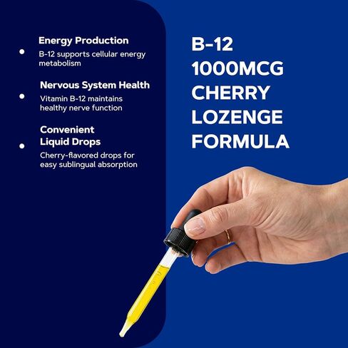 GNC Vitamin B-12 1000mcg - Cherry, Supports Energy Production in Kuwait