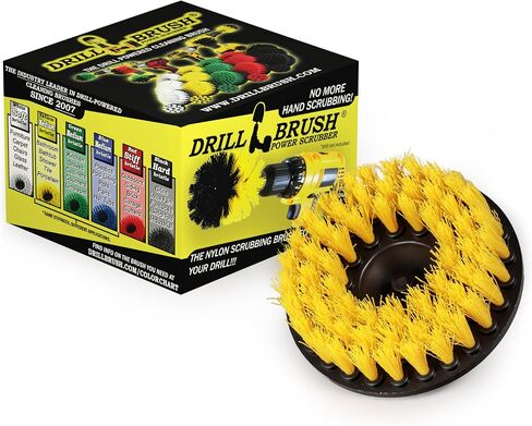Red Drill Brush Heavy Duty Cleaning Brush with Stiff Bristles by Drillbrush in Kuwait
