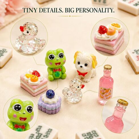 Mahjong Trinkets for Winning Assorted Mini Figures 50 Pack in Kuwait