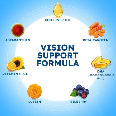 Vision Chews for Dogs Chicken 150 Count with Lutein and Bilberry in Saudi Arabia