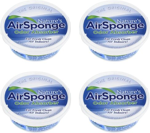 DELTA Nature's Air Sponge Odor Absorber Unscented Plastic Tub 1/2 Lb, 8 Ounce (Pack of 4), 32 Ounce in Kuwait