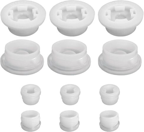 Bung Caps 2 inch Fine Thread Barrel Lid Plastic Bung Hole Caps 10 Pieces with Gasket for 55 Gallon Drum in Kuwait