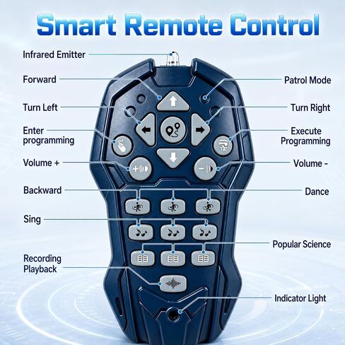 AI Robot Toy for Kids Smart Programmable Interactive Robot in Kuwait