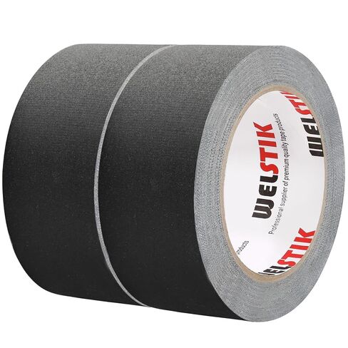 WELSTIK Premium Grade Brown Gaff Tape 2 Inch, Heavy Duty Gaffer Tape, Non-Reflective, Multipurpose, 2Inches x 45 Yards, Easy to Rip,No Residue in Kuwait