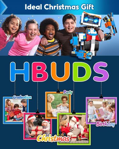 Robot Building Kits for Kids, Stem Toys for Boys Age 8-12, APP & Remote Control Educational Coding Building Sets, Programmable Robot for Kids, Rechargeable Robotic Kit Gifts for Girls Boys (728 PCS) in Kuwait