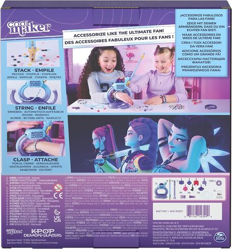 Cool Maker Kpop Demon Hunters HUNTR/X Heishi Bracelet Making Kit, Ages 7+ in Kuwait