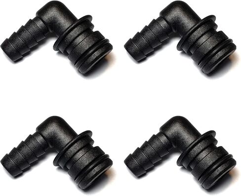 Detoria Quad Port Fittings for Quad Water System Pump (3/8" Hose Barb - Straight) in Kuwait