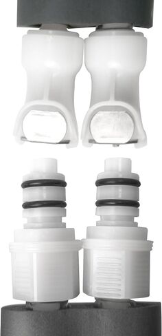 Quick-Disconnect Hose Barb Insert，Plastic Quick Connect Male/Female Coupling Connector,Apply to 1/4" Inner Diameter hose,2 Female Connectors and 2 Male Connectors in Kuwait