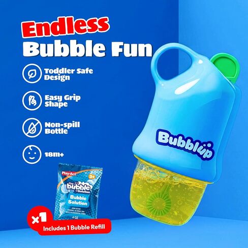 Non Spill Bubble for Kids, Mini Bubble Bottle for Toddlers 1pc in Saudi Arabia