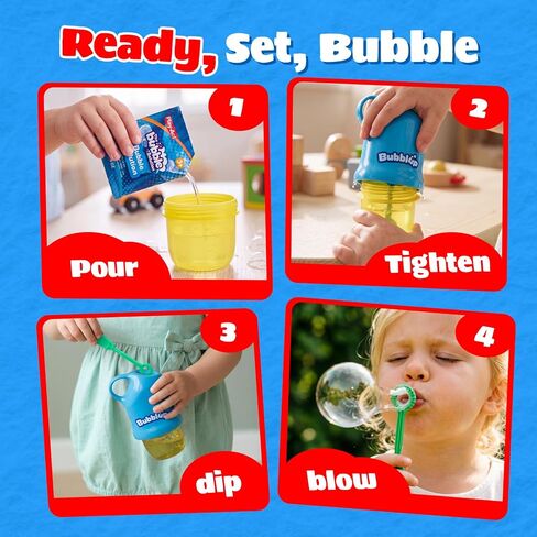 Non Spill Bubble for Kids, Mini Bubble Bottle for Toddlers 1pc in Saudi Arabia
