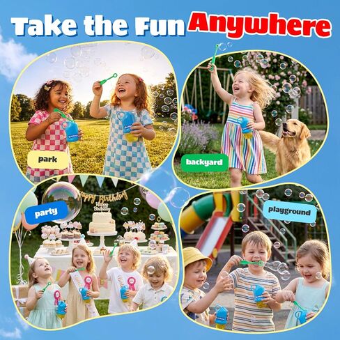 Non Spill Bubble for Kids, Mini Bubble Bottle for Toddlers 1pc in Saudi Arabia