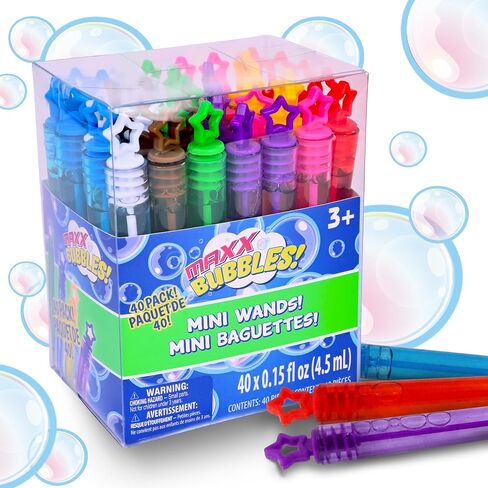 Maxx Bubbles 40 Pack Mini Bubble Wands 40 Pack in Kuwait