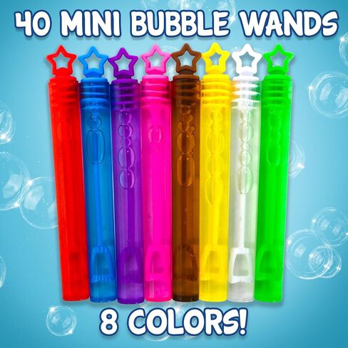 Maxx Bubbles 40 Pack Mini Bubble Wands 40 Pack in Kuwait