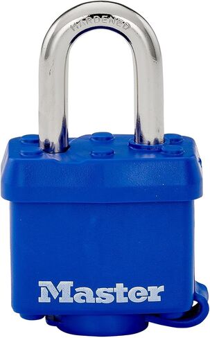 Master Lock 312D Weatherproof Padlock,Navy Blue in Kuwait
