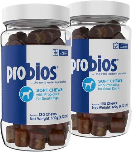Probios Dog Probiotic Soft Chews, Chicken Liver, 120 Count in Kuwait