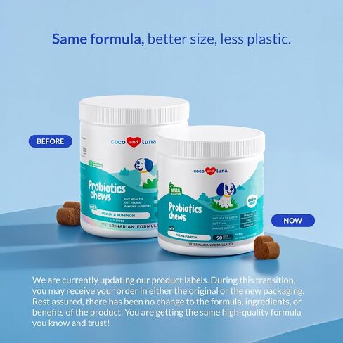 Dog Probiotics & Prebiotics Chews for Digestive Health & Diarrhea Relief in Kuwait