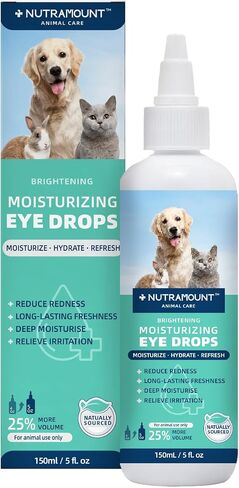 Moisturizing Eye Drops for Dogs, Cats and Livestock, 5 Fl Oz in Kuwait