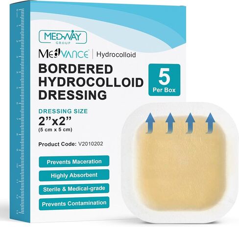 MedVance TM Hydrocolloid – Bordered Hydrocolloid Adhesive Dressing 2" X 2" Box of 5 DRESSINGS in Kuwait