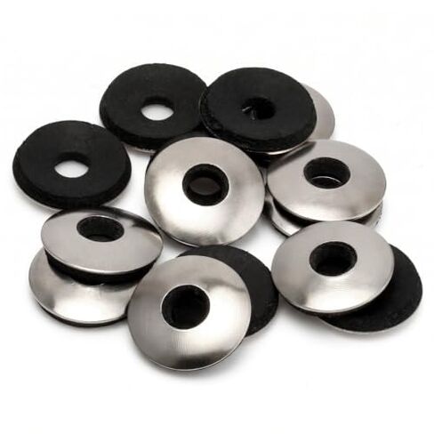 100 الكمية 1/4 "الفولاذ المقاوم للصدأ EPDM المستعبدين ختم النيوبرين غسالات المطاط #14 (BCP640) in Kuwait