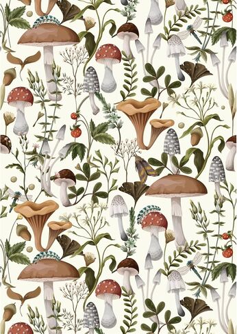 Dixie Belle A2 Rice Decoupage Paper - Forager's Mushrooms - 16.5"" x 23.4"" in Kuwait
