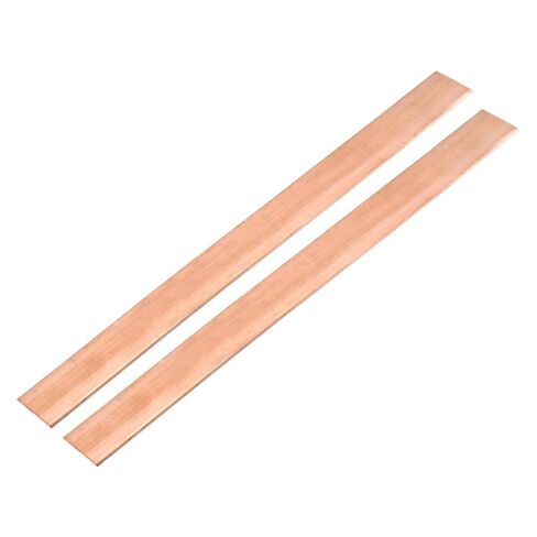 MECCANIXITY 4Pcs 15.8" x 3/5" Copper Flat Bar,1/8" Thickness Copper Bar Stock for Grounding Systems Architectural Projects in Kuwait