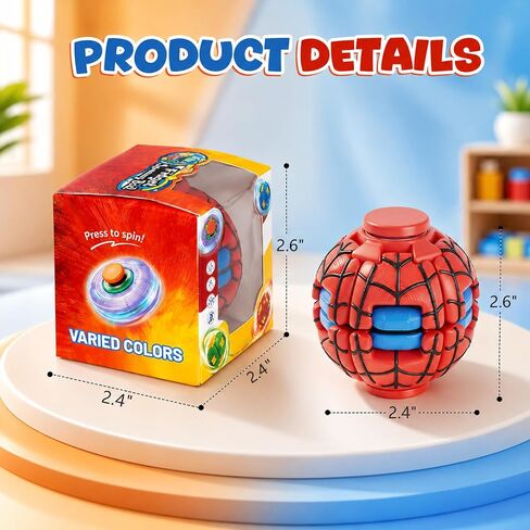 3D Printed Press-Rotating Fidget Spinner Ball,Sensory Fidget Toys in Saudi Arabia