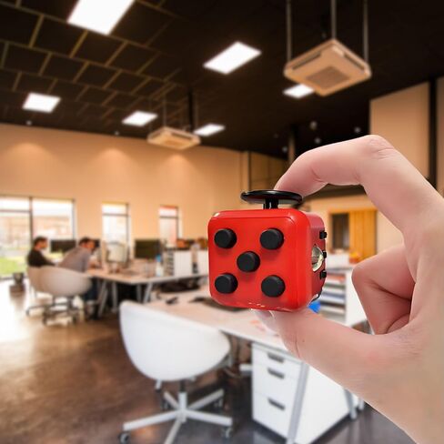 Fidget Cube for Adults 3 Pack Set, Fidget Cube Bundle with Infinity Cube & Rotating Hand Fidget, Fidget Square Cube Pieces for Desk, Office, and Everyday Use in Saudi Arabia