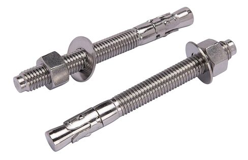 Bolt Dropper 1/2" X 6" Wedge Anchor (5pc), 18-8 Stainless Steel Corrosion Resistant Commercial Grade Washers and Nuts Included Choose Size in Kuwait