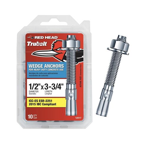 Red Head 3/4 in. x 5-1/2 in. Wedge Anchor 10CT in Kuwait