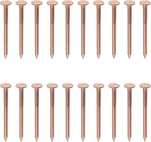 MY MIRONEY 10 Pack 3.4 Inch Copper Nails Solid Copper Nail Spikes for Slating & Roofing in Kuwait