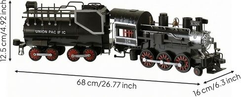 Train Model Industrial Retro European-Style Display Model Detailed for Entryway in Kuwait
