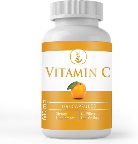 PURE ORIGINAL INGREDIENTS Vitamin C (365 Capsules) No Stearates or Rice Fillers, Gluten-Free, Vitamin C with No Additives in Saudi Arabia