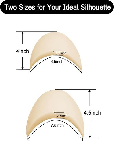 3 Pairs Shoulder Pads for Women Clothing, 2 Thickness Options in Saudi Arabia