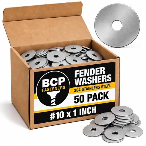 100 Qty #8 x 3/4" 304 Stainless Steel Fender Washers (BCP816) in Kuwait