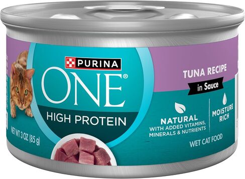 Purina ONE High Protein Cat Food Variety Pack, 24 Count 3 oz Cans in Kuwait
